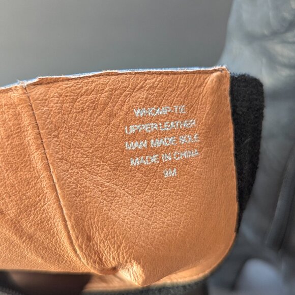 Black leather platform lace-up boots - Jeffrey Campbell size 9 - Picture 13 of 14